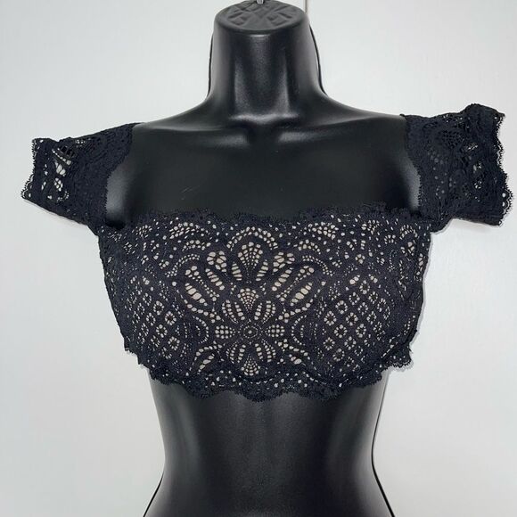 Victoria's Secret Dream Angels Bandeau Lace Bralette Bra Top - M - Picture 2 of 8